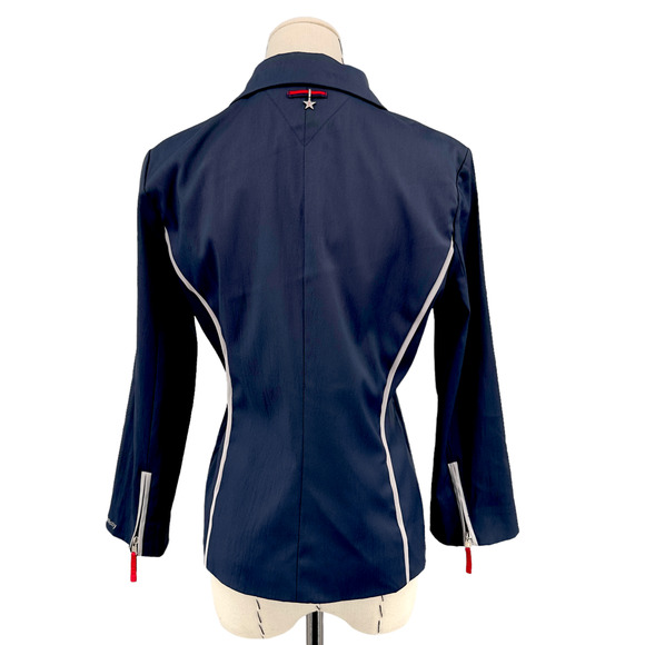 Tommy by Tommy Hilfiger Vintage Star Theme Jacket Womens Size Medium 90's Retro - Picture 6 of 10
